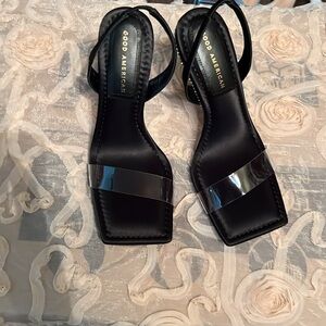 Size 9.5 black heels